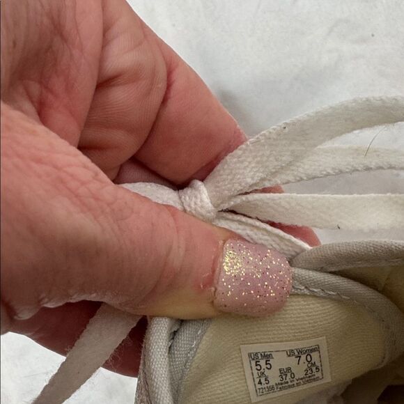 Vans Mermaid Ice Flow Glitter Low Top Skate Shoes. Size 7. - Picture 7 of 7